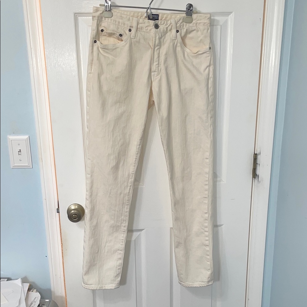 Bonobos Men’s Off-White Travel Jeans 31/32